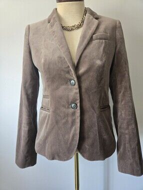 J. Crew Light Brown Schoolboy Velvet Blazer. Size 4